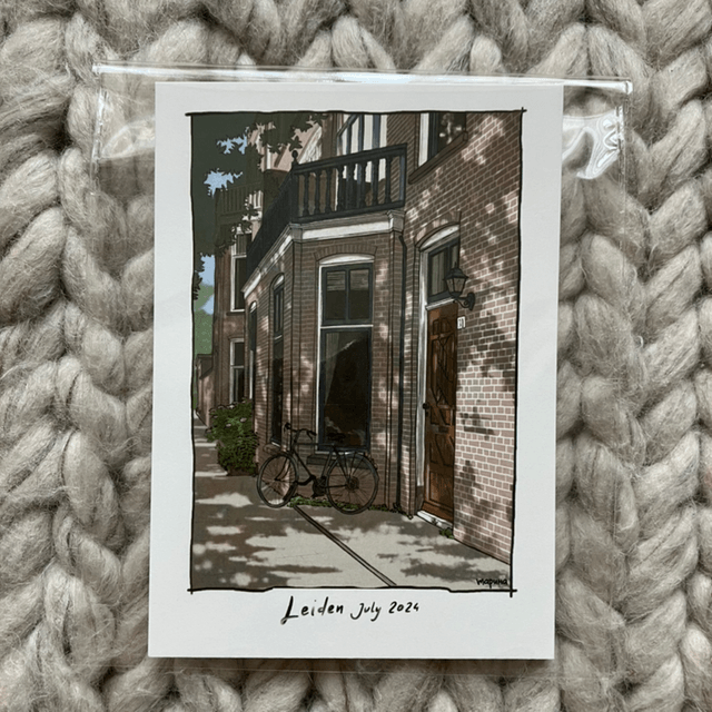 postcard Leiden