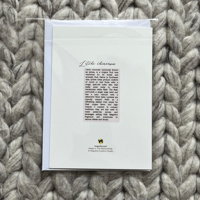 Greeting card Litchi