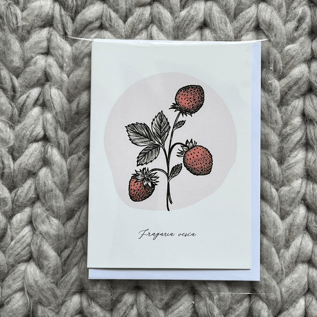 Greeting card Strawberry