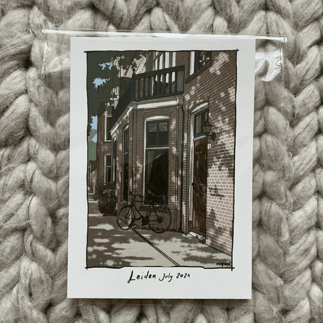 postcard Leiden