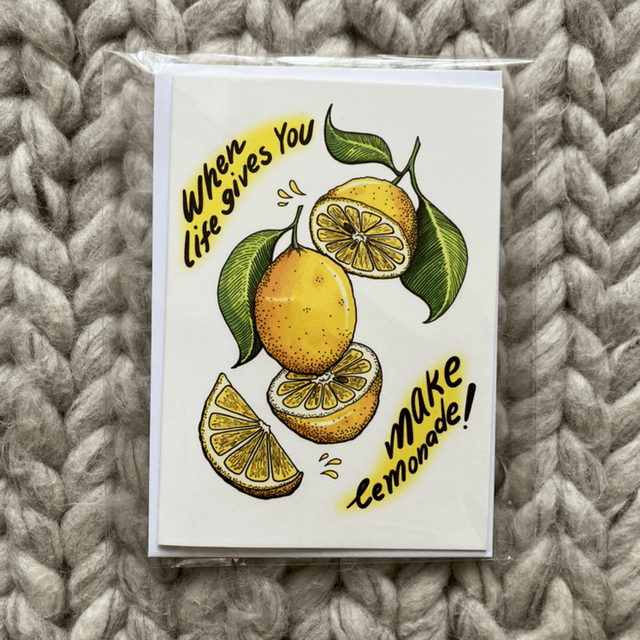 Greeting card Lemons