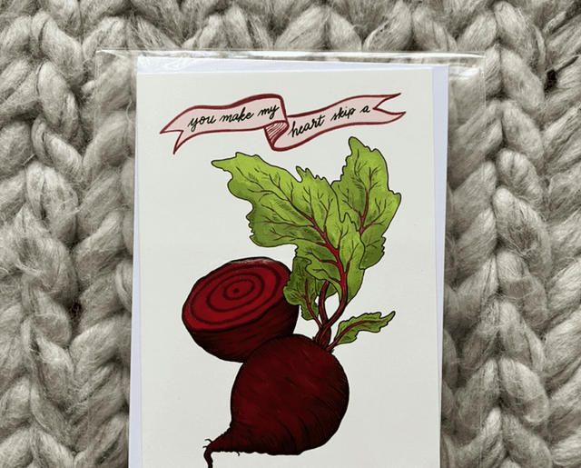 Greeting card Beets